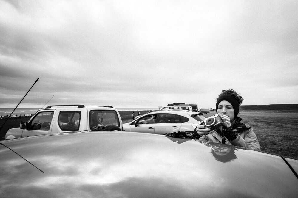leaving the car