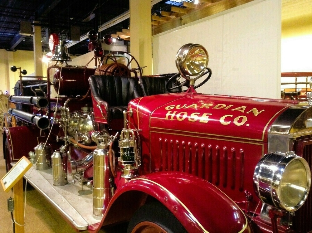 Old fire truck.