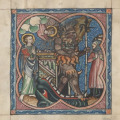  digitized 14th c. Dublin Apocalypse - devil and clerics