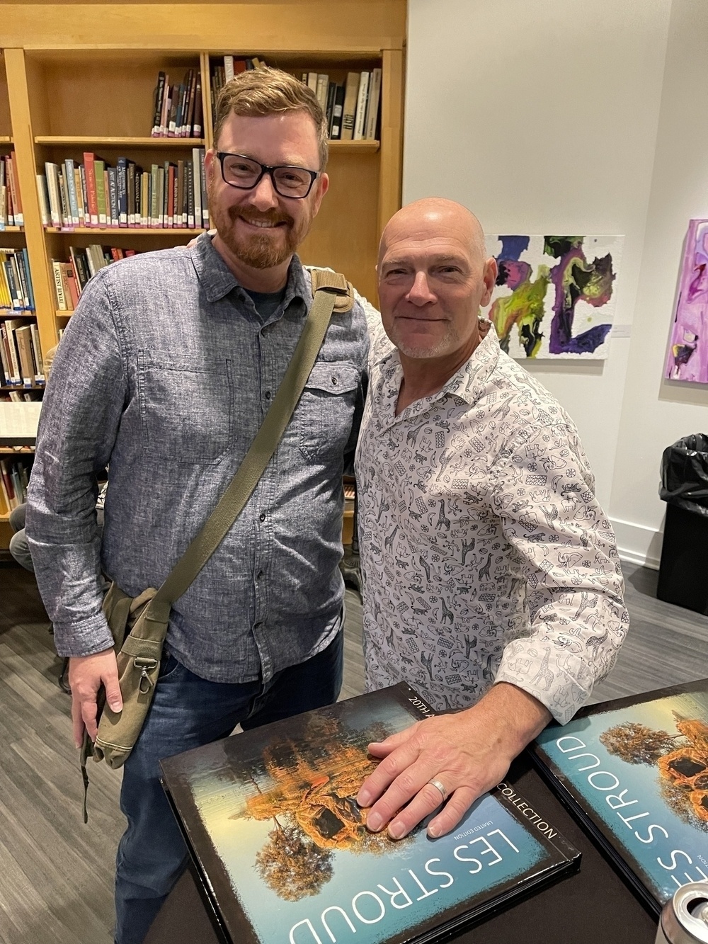 Todd Grotenhuis and Les Stroud