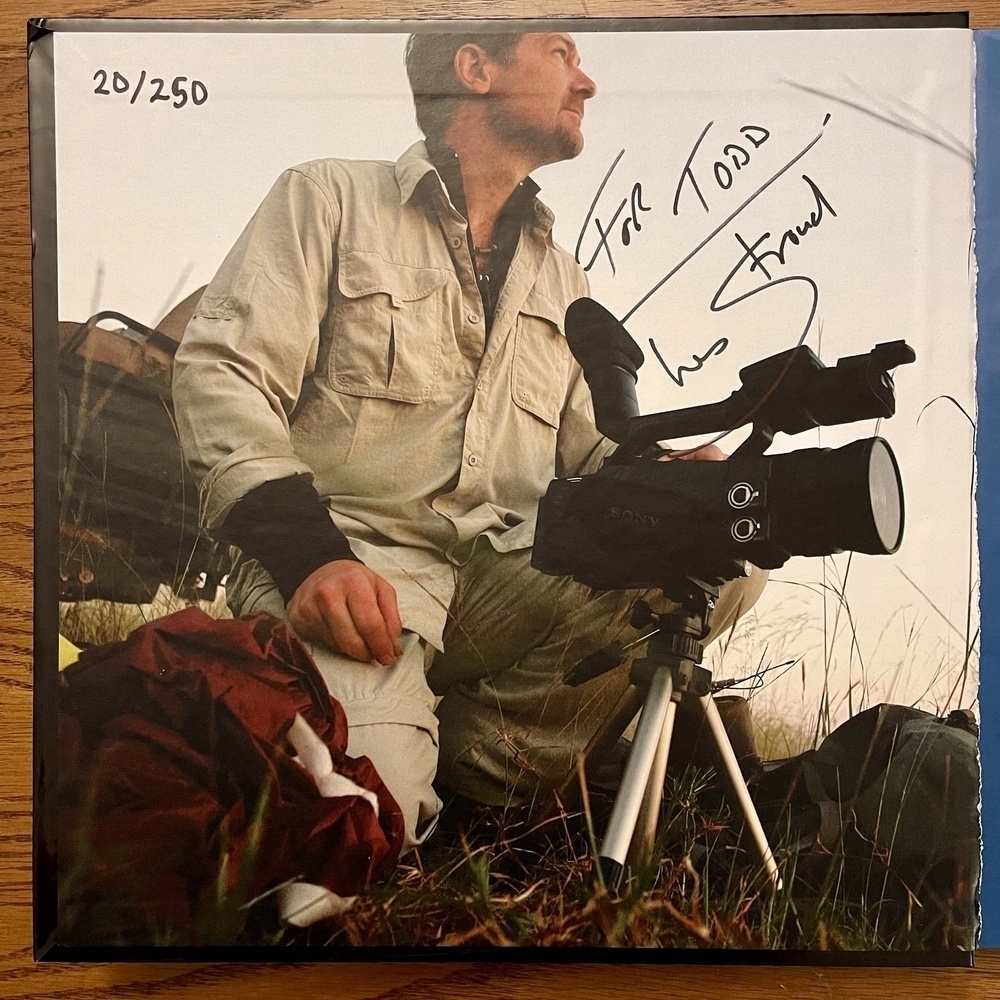 Interior cover. 20 of 250 copies. “For Todd, Les Stroud” 