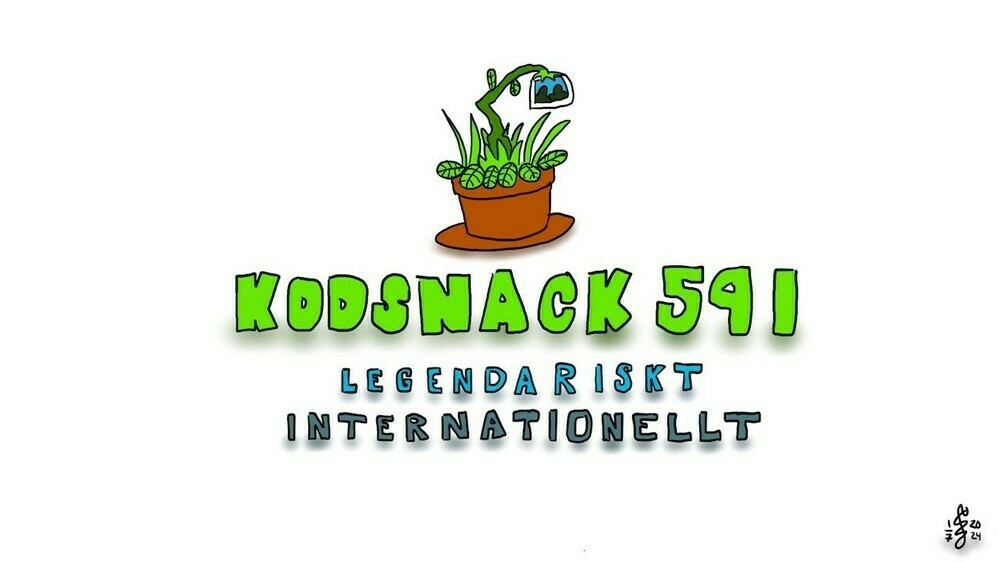 Kodsnack 591: Legendariskt internationellt.