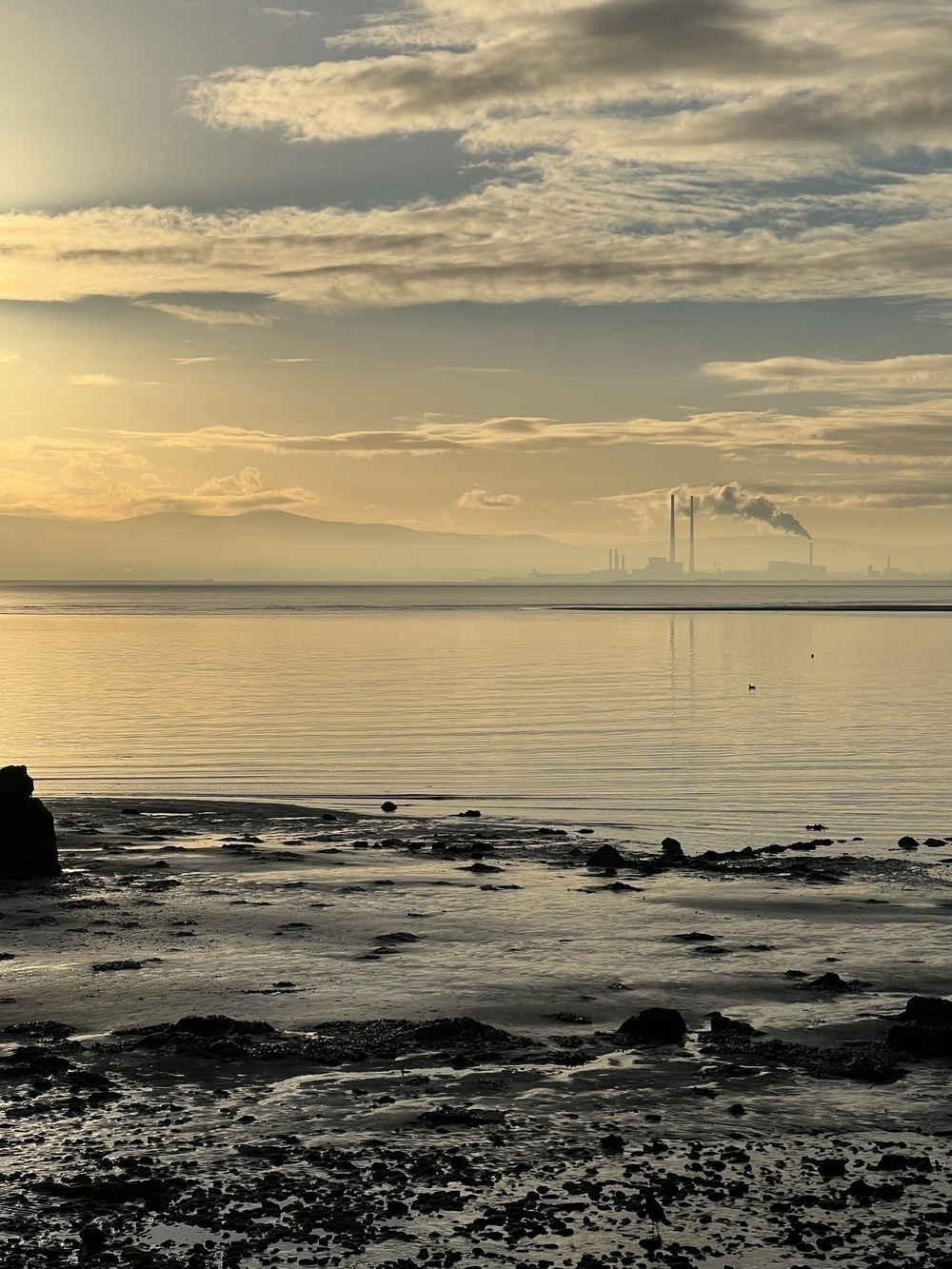 Looking out over Dublin Bay. 