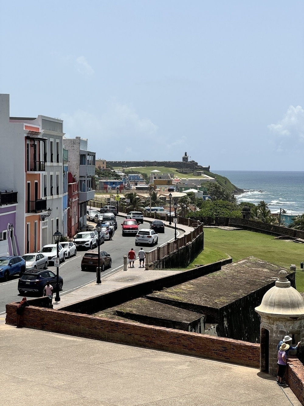View of San Juan, Puerto Rico coastline.