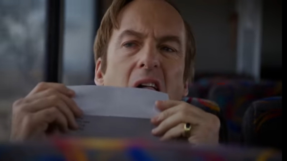 Still from the opening scene of the Coushatta episode from Better Call Saul.