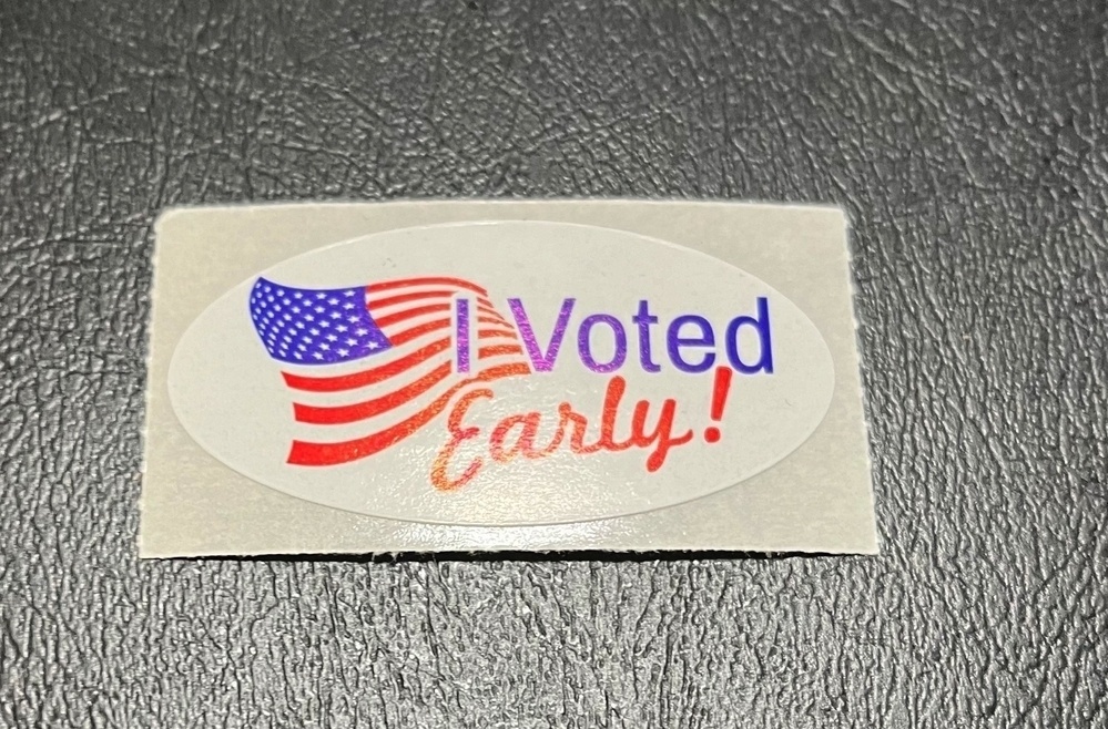 “I Voted Early” sticker