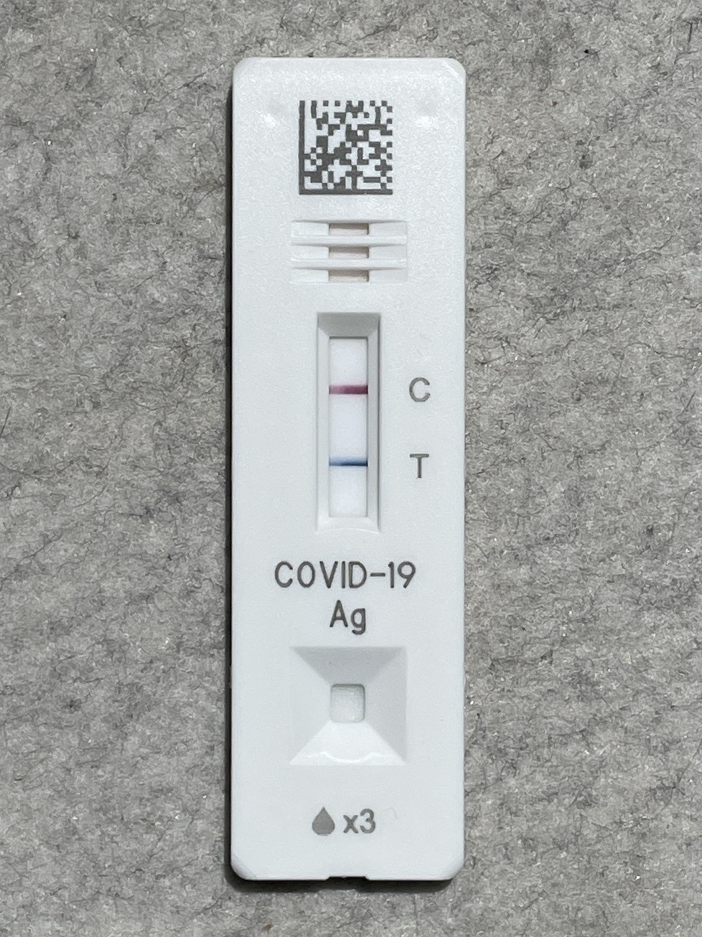 Positive COVID home test