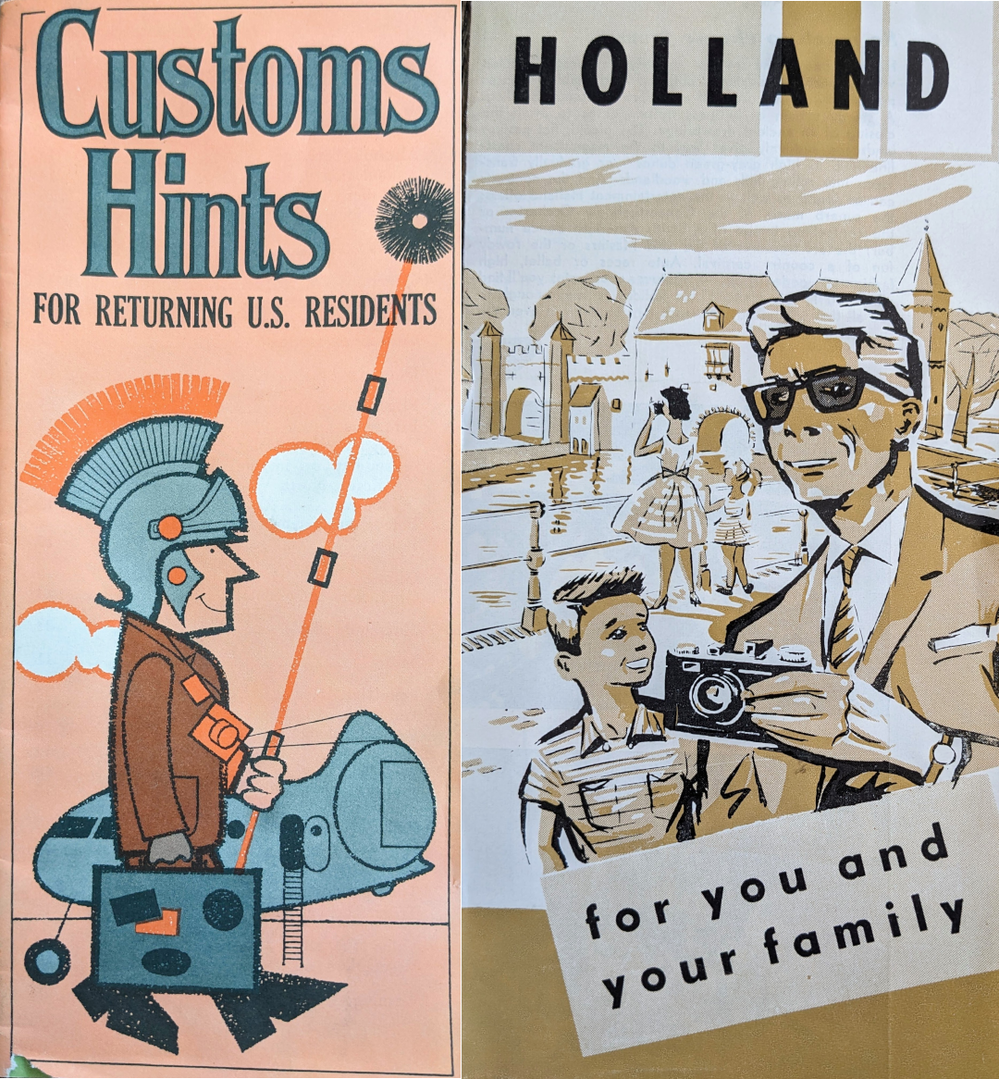 Two travel brochures from the mid-1960s