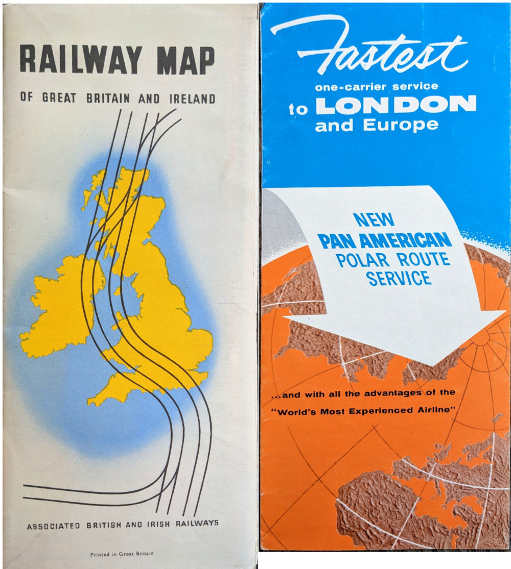 Two travel brochures from the 1960s