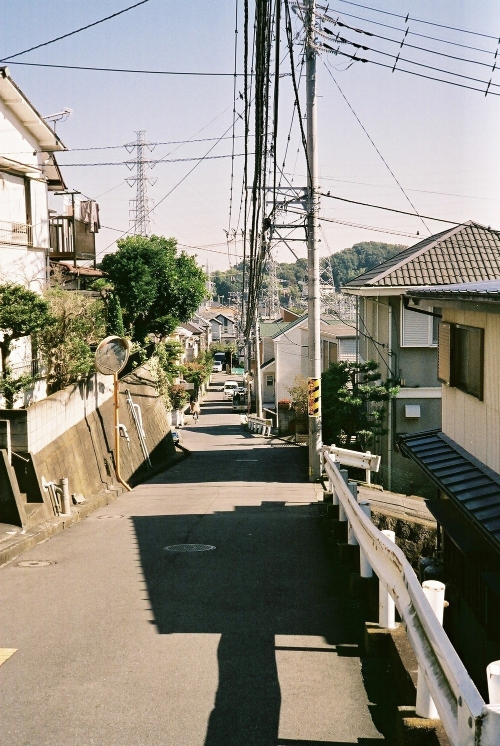 Long hill in Totsuka Yokohama. 