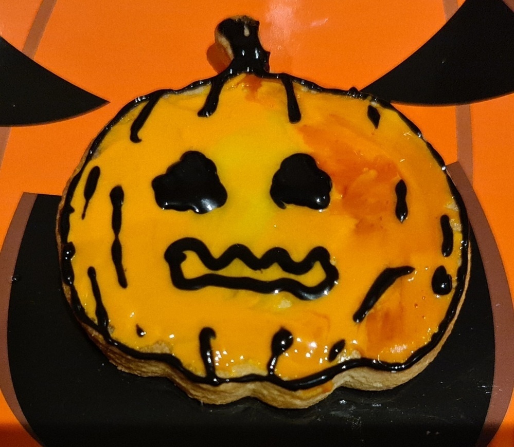 Pumpkin sugar cookie