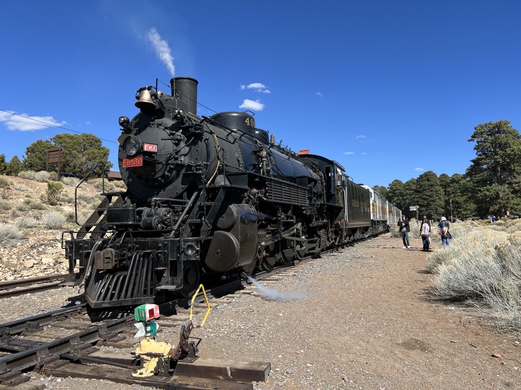 Steam train engine