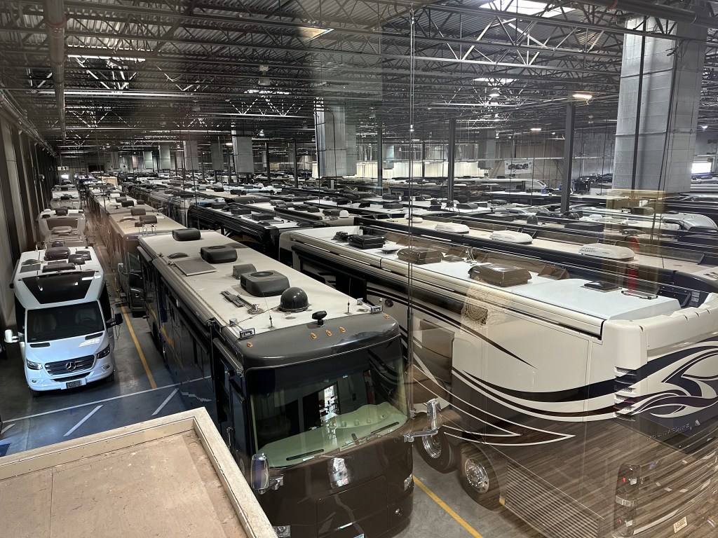 Indoor RV storage