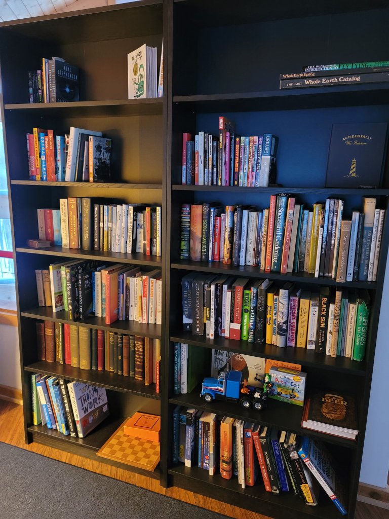 OUr bookshelves