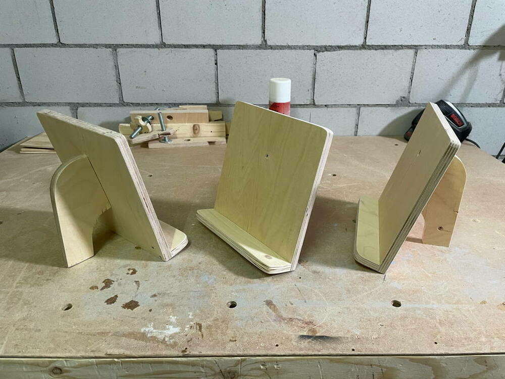 Revisited an old project of mine and made three additional book stands today. I’m happy to have the energy to woodwork.

