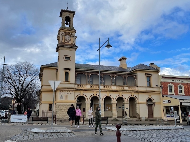 Beechworth Post Office building seen from across the street