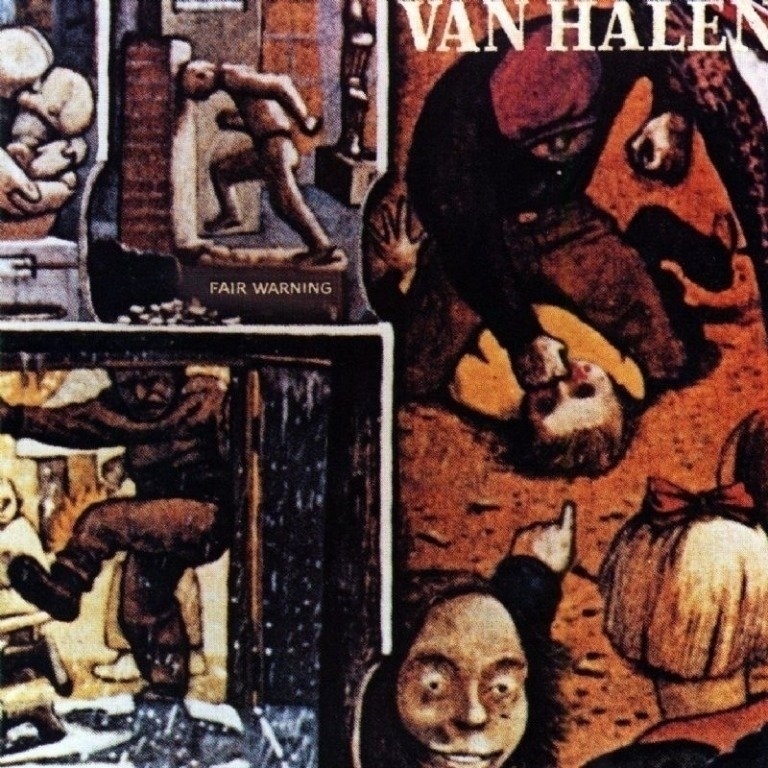 Van Halens Fair Warning album cover.