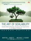 Cover for The Art of Scalability