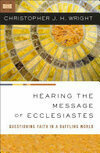 Cover for Hearing the Message of Ecclesiastes