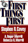 Cover for First Things First