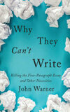 Cover for Why They Can't Write