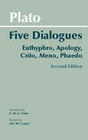 Cover for Five Dialogues: Euthyphro, Apology, Crito, Meno, Phaedo