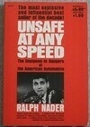 Cover for Unsafe at Any Speed
