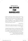 Cover for We Speak for Ourselves: How Woke Culture Prohibits Progress