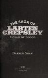 Cover for Ocean of Blood (The Saga of Larten Crepsley, #2)