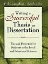 Cover for Writing a Successful Thesis or Dissertation: Tips and Strategies for Students in the Social and Behavioral Sciences