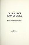 Cover for Dash & Lily's Book of Dares (Dash & Lily, #1)