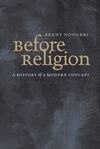 Cover for Before Religion