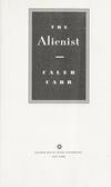 Cover for The Alienist (Dr. Laszlo Kreizler, #1)