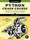 Cover for Python Crash Course, 2nd Edition: A Hands-On, Project-Based Introduction to Programming