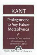 Prolegomena to any Future Metaphysics