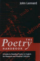 The Poetry Handbook cover